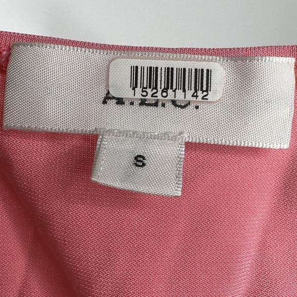 A.L.C. Ruched Adley Ruched Viscose Tank Top Racerback Womens Pink Size Small - Picture 6 of 7